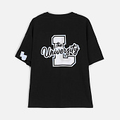 Футболка унисекс оверсайз T3, черная