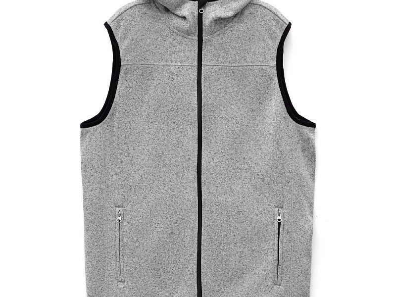 Жилет с капюшоном унисекс Gotland, серый