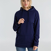 Толстовка с капюшоном унисекс Hoodie, темно-синяя