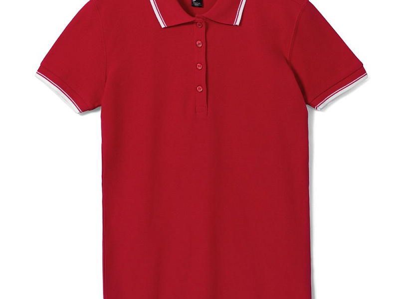 Рубашка поло женская Practice Women 270, красная с белым