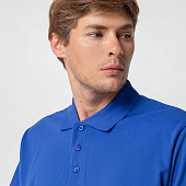 Рубашка поло мужская Spring 210, ярко-синяя (royal)