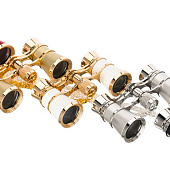 Театральный бинокль Broadway 325B, серебристый