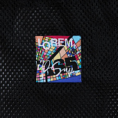 Лейбл тканевый Epsilon, L, белый