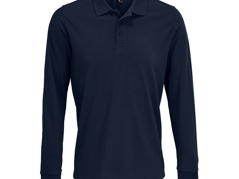Рубашка поло с длинным рукавом Prime LSL, темно-синяя