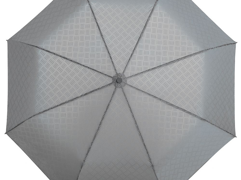Зонт складной Hard Work, серый