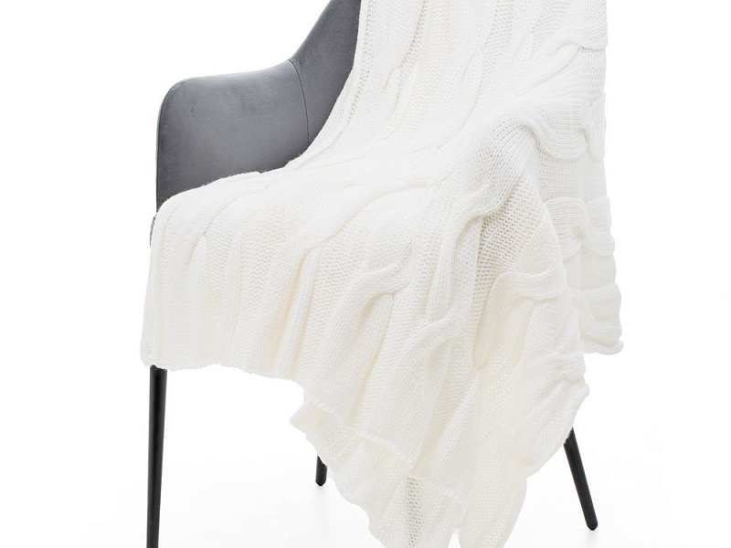 Плед Snefald, белый