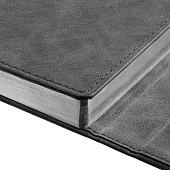 Ежедневник Flap на заказ, недатированный, серый