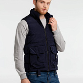 Жилет с подогревом Thermalli Zermatt, темно-синий