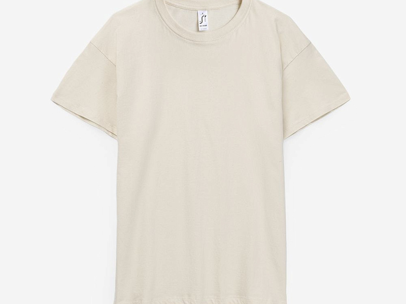 Футболка унисекс Regent 150, светло-бежевая (неокрашенная)