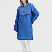 Дождевик-анорак Alatau, ярко-синий, единый размер