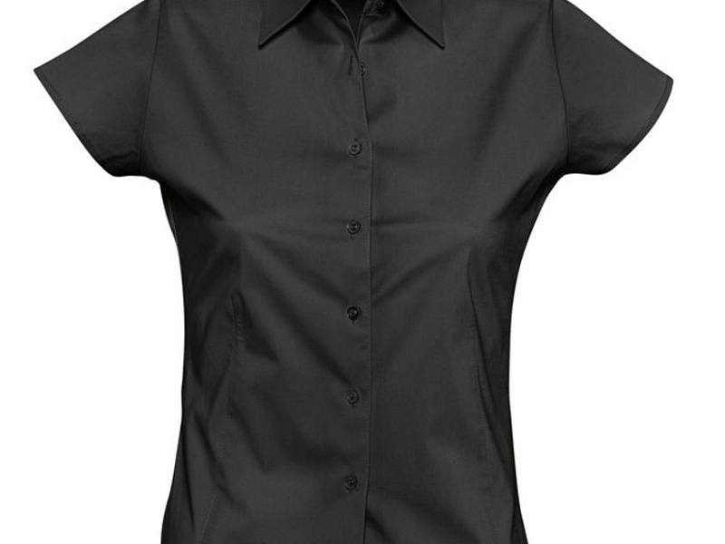 Рубашка женская с коротким рукавом Excess, черная