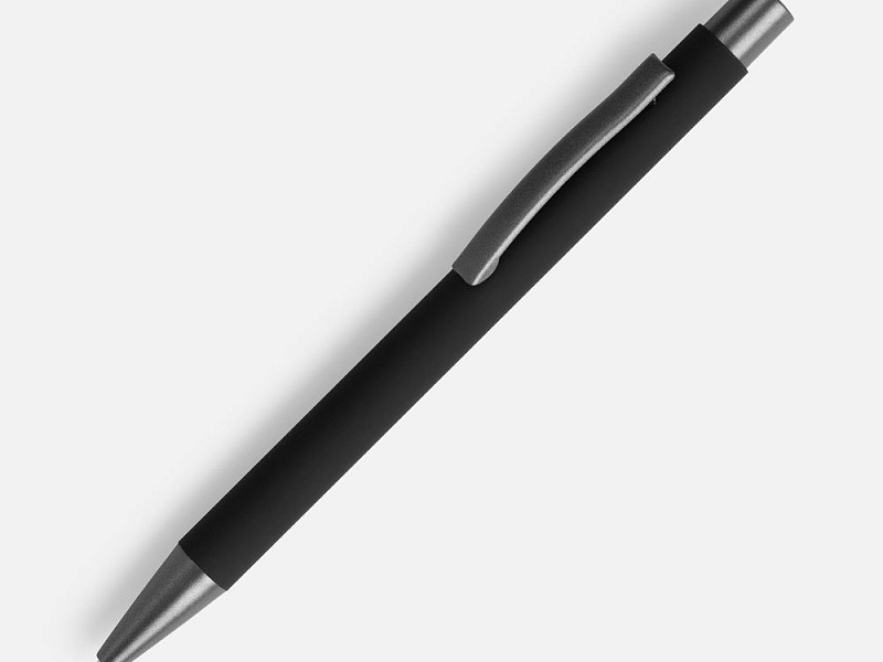Ручка шариковая Atento Soft Touch, черная
