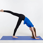 Коврик для фитнеса Flatland, синий