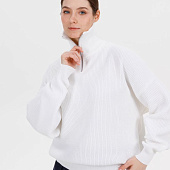 Джемпер Siluetti Birne, молочно-белый