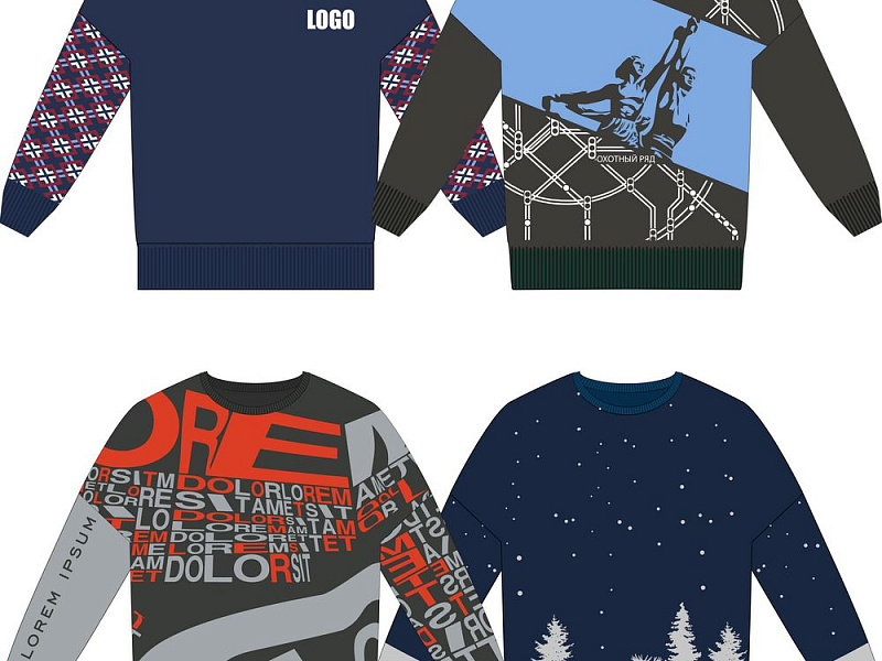 Свитер оверсайз на заказ Tricksy Net, акрил