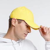 Бейсболка Spiker, желтая с белым