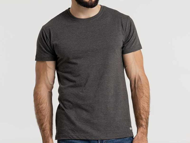 Футболка унисекс Firm Wear, черный меланж