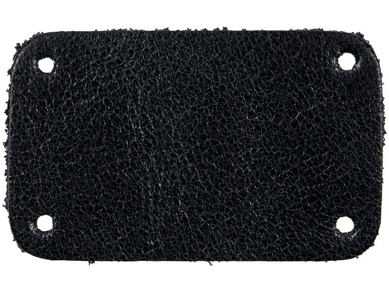 Лейбл кожаный Beta, S, черный