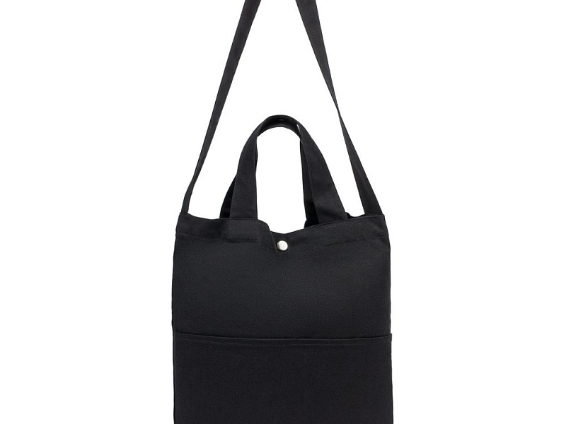 Сумка холщовая через плечо Artspace, черная