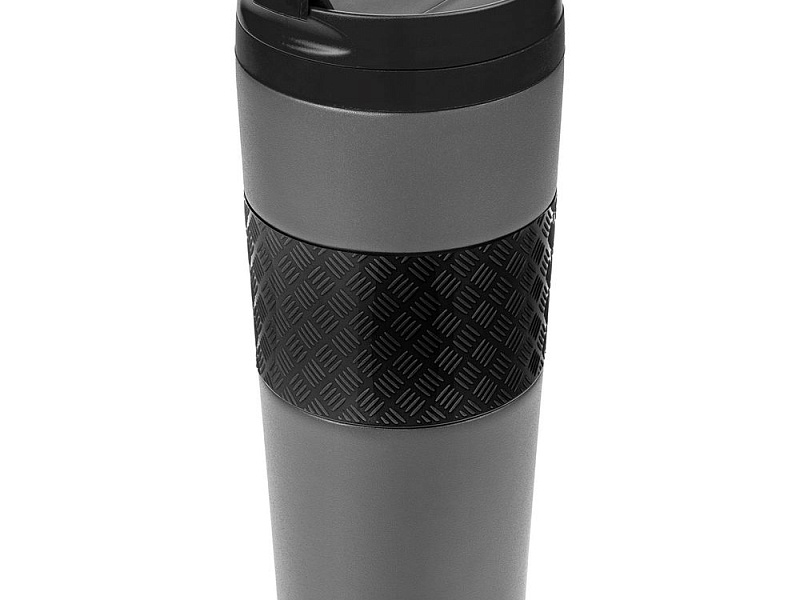 Термостакан Hard Work, вакуумный, темно-серый (графит)