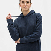 Толстовка унисекс Spencer, синий меланж