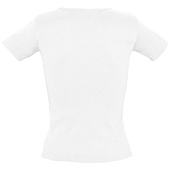 Футболка женская Lady 220 с V-образным вырезом, белая