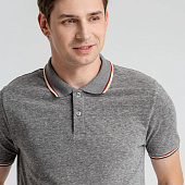 Рубашка поло мужская Paname Men, черный меланж