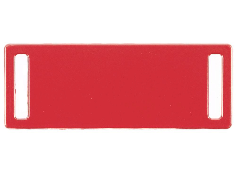 Шильдик металлический Kova, красный