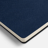 Ежедневник Lungo, недатированный, темно-синий