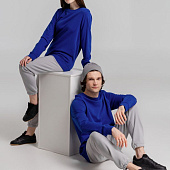 Свитшот унисекс BNC Inspire (Organic), ярко-синий