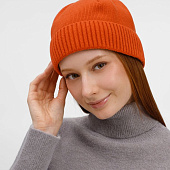 Шапка ComFleece, темно-оранжевая (кирпичная)