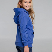 Толстовка с капюшоном детская Kirenga Kids, ярко-синяя