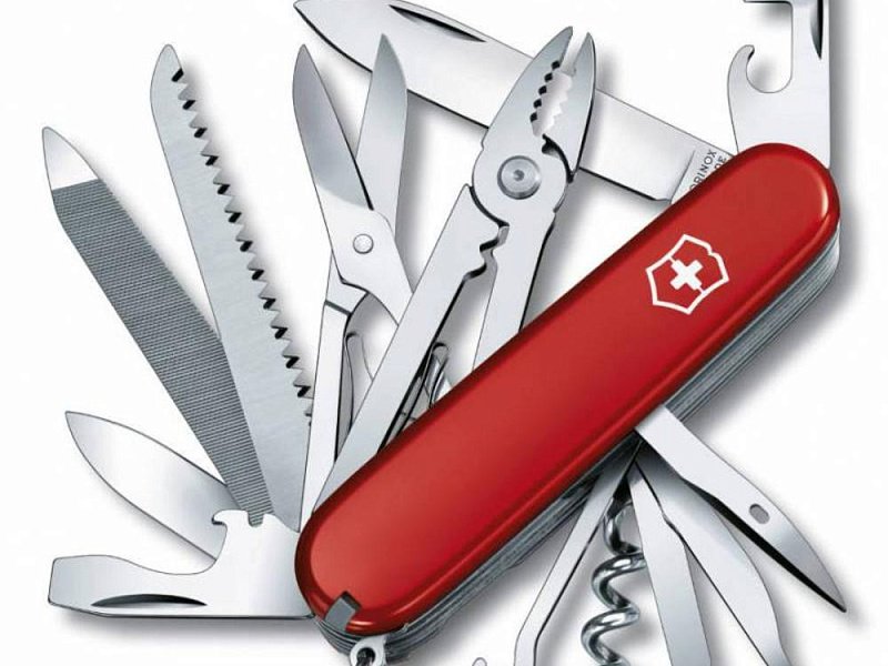 Офицерский нож Handyman 91, красный