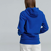 Толстовка на молнии с капюшоном унисекс King, ярко-синяя