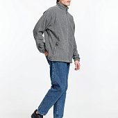 Куртка мужская North, серый меланж