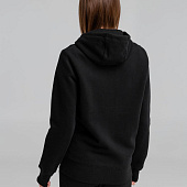 Толстовка на молнии с капюшоном унисекс King, черная