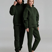 Худи Kulonga Oversize, темно-зеленый (хаки)