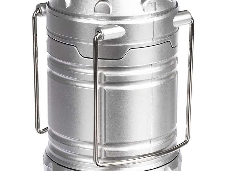 Кемпинговый фонарь Lindau, серебристый