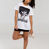 Футболка «Меламед. Jim Morrison», белая