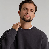 Свитшот унисекс King, темно-серый