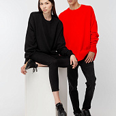 Джемпер оверсайз унисекс Stated в сумке, черный