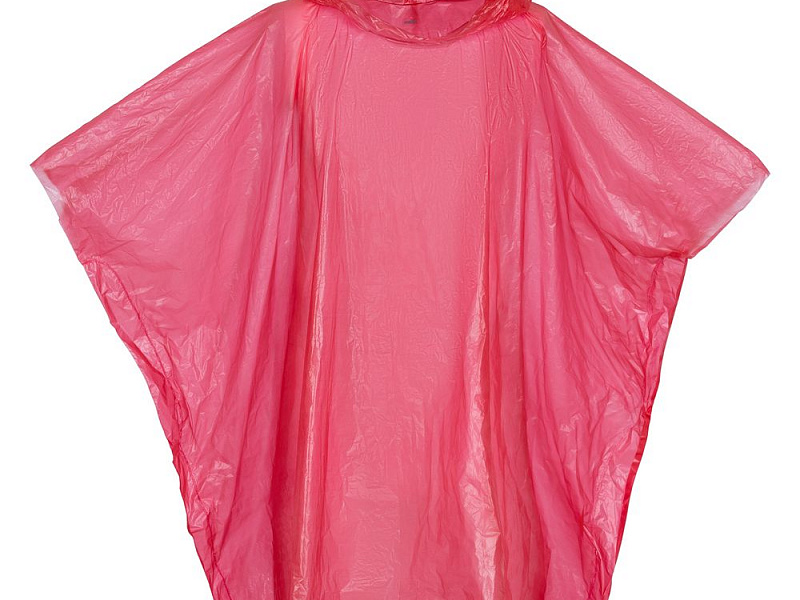 Дождевик-пончо RainProof, красный