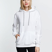 Толстовка с капюшоном Kirenga, белая (белоснежная)