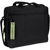 Светоотражающий брелок Flashline, серый с зеленым