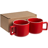 Коробка Couple Cup под 2 кружки, малая, крафт