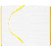 Ежедневник Duplex, недатированный, белый с желтым