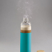 Бутылка для воды Dakar, прозрачная с бирюзовым