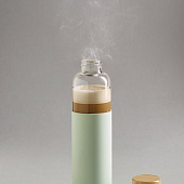 Бутылка для воды Dakar, прозрачная с зеленым