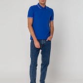 Рубашка поло Virma Stripes, ярко-синяя