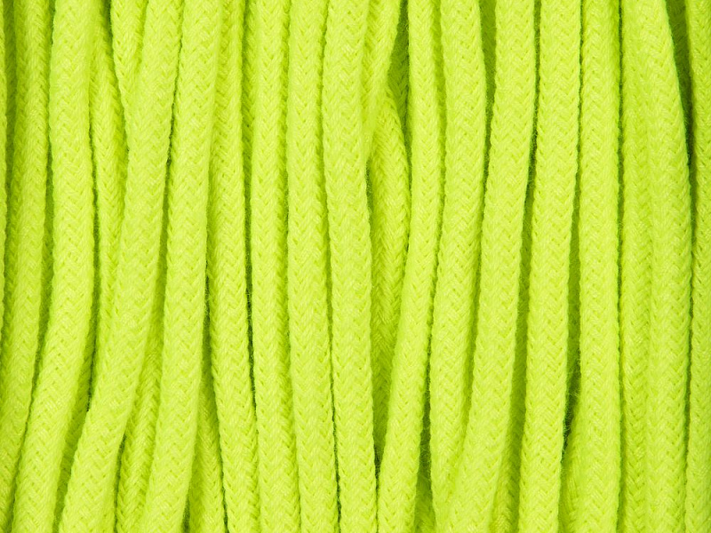 Круглый шнур Lasso S, желтый неон, 30 см